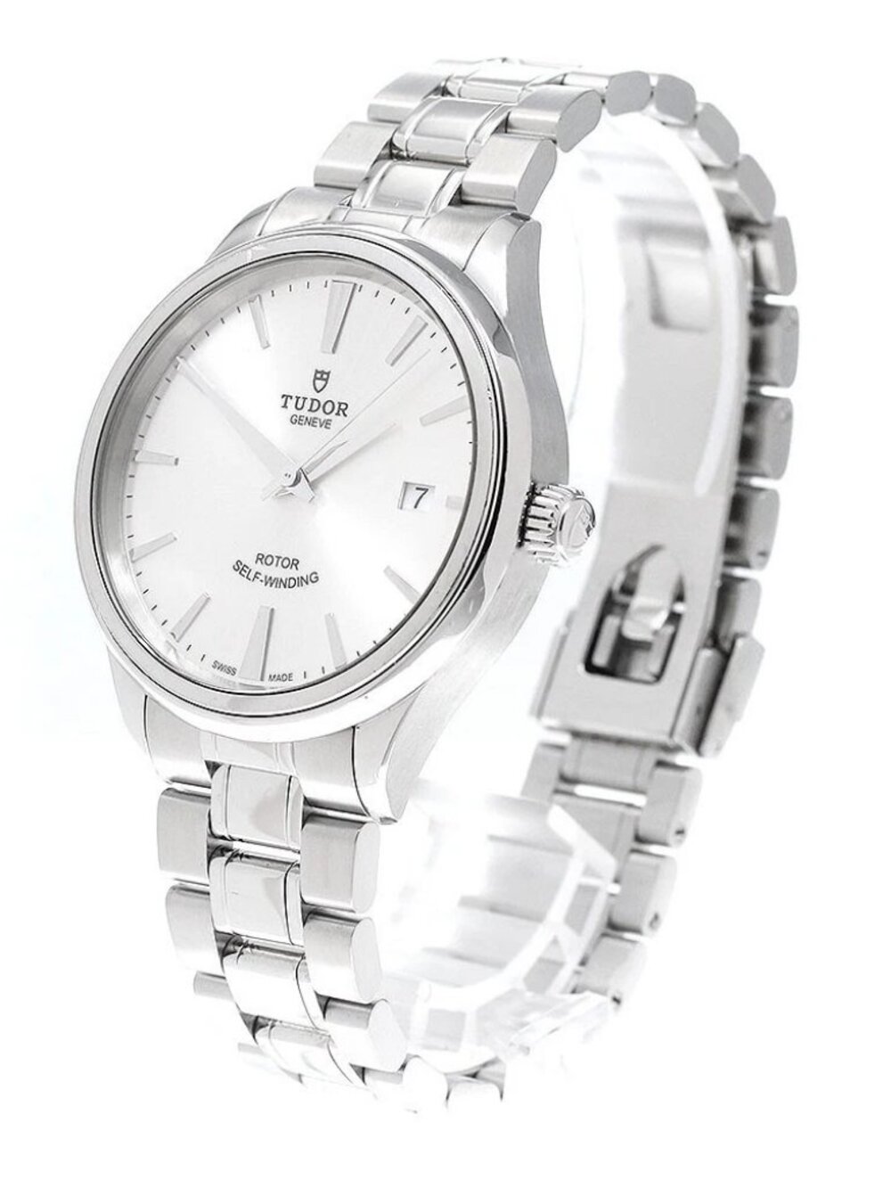 TUDOR style 12500 Date Silver Dial Automatic Men's Watch_952807